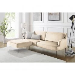 Fredriks Sofa Bleecker (3-Sitzer) - Samt - Creme 15 Fredriks Sofa Bleecker (3-Sitzer) - Samt - Creme -Wohnzimmermöbel boutique en ligne 1000216233 210107 16315400291 MOOD DETAILS P000000001000216233 mood