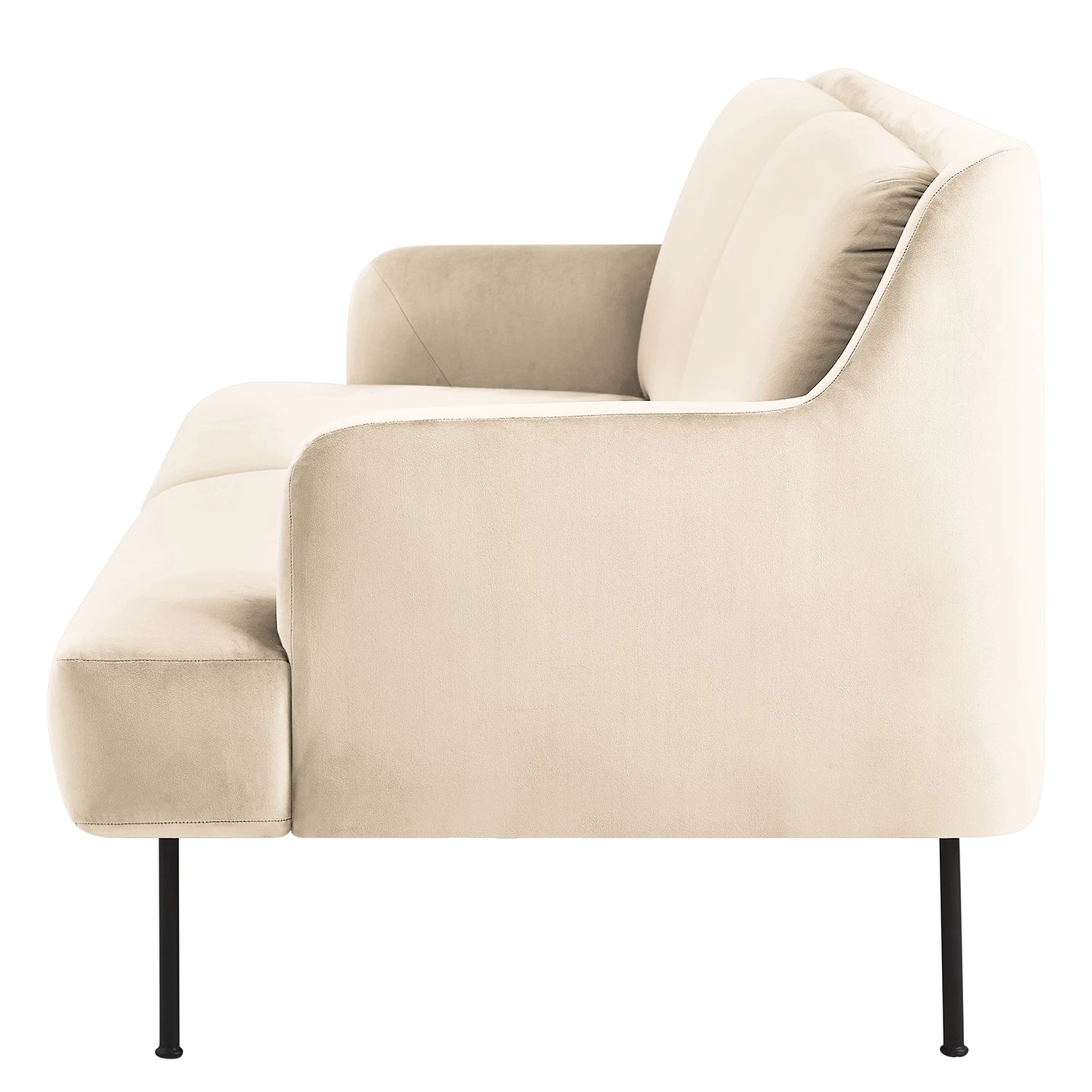 Fredriks Sofa Bleecker (3-Sitzer) - Samt - Creme 6 Fredriks Sofa Bleecker (3-Sitzer) - Samt - Creme – Bild 6