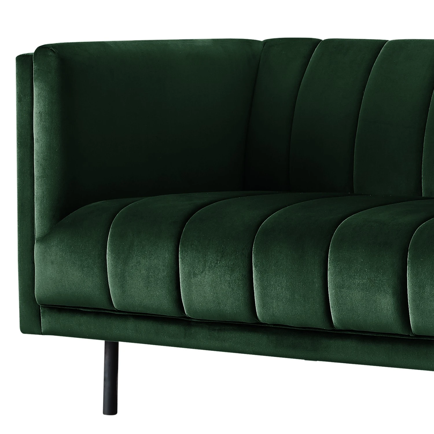 Jack & Alice Sofa Beslon (3-Sitzer) - Webstoff - Dunkelgrün 7 Jack & Alice Sofa Beslon (3-Sitzer) - Webstoff - Dunkelgrün – Bild 7