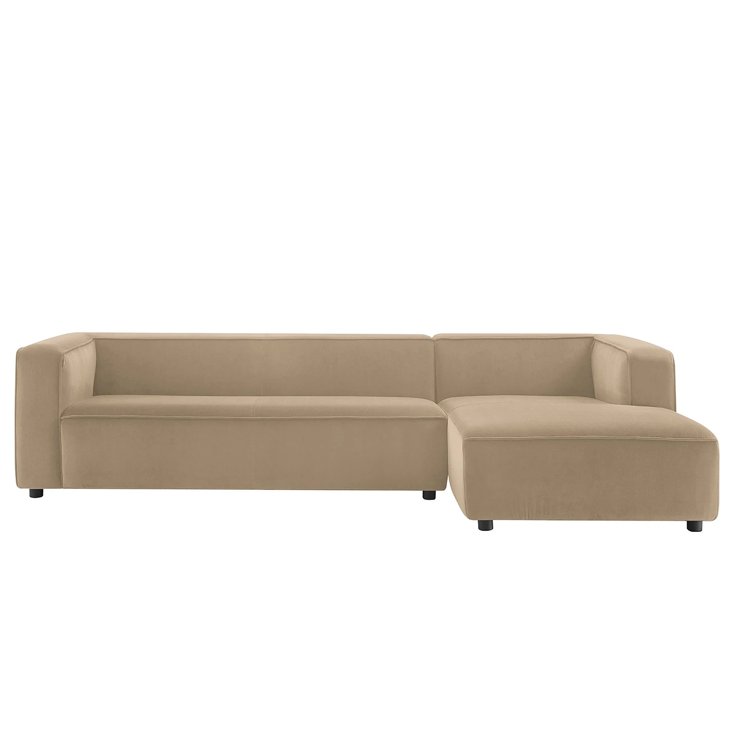 Fredriks Ecksofa Berlou II - Microfaser - Beige - Longchair davorstehend rechts 4 Fredriks Ecksofa Berlou II - Microfaser - Beige - Longchair davorstehend rechts – Bild 4
