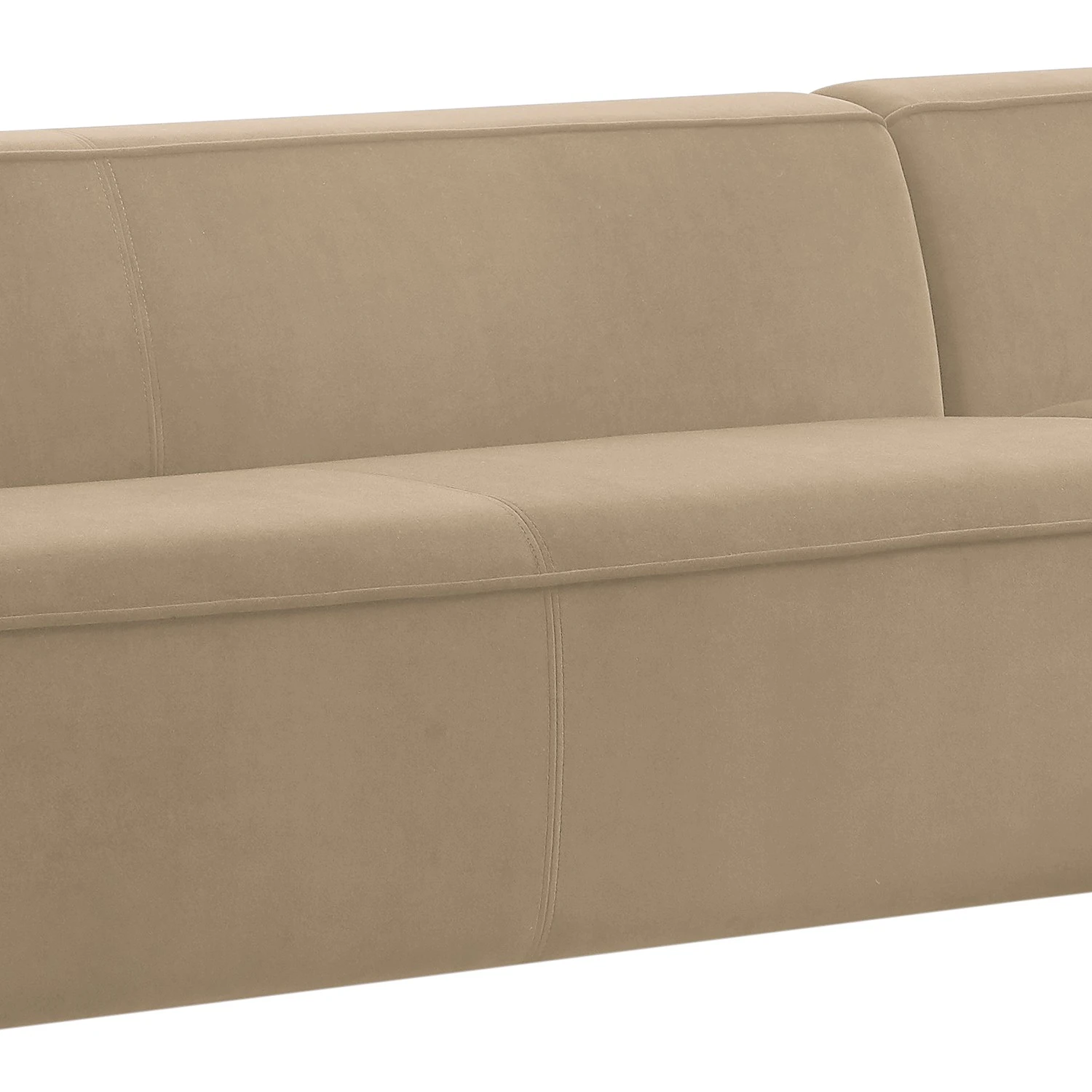 Fredriks Ecksofa Berlou II - Microfaser - Beige - Longchair davorstehend rechts 11 Fredriks Ecksofa Berlou II - Microfaser - Beige - Longchair davorstehend rechts – Bild 11