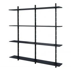 Studio Copenhagen Wandregal Lautaro IV - Eiche teilmassiv - Eiche Schwarz