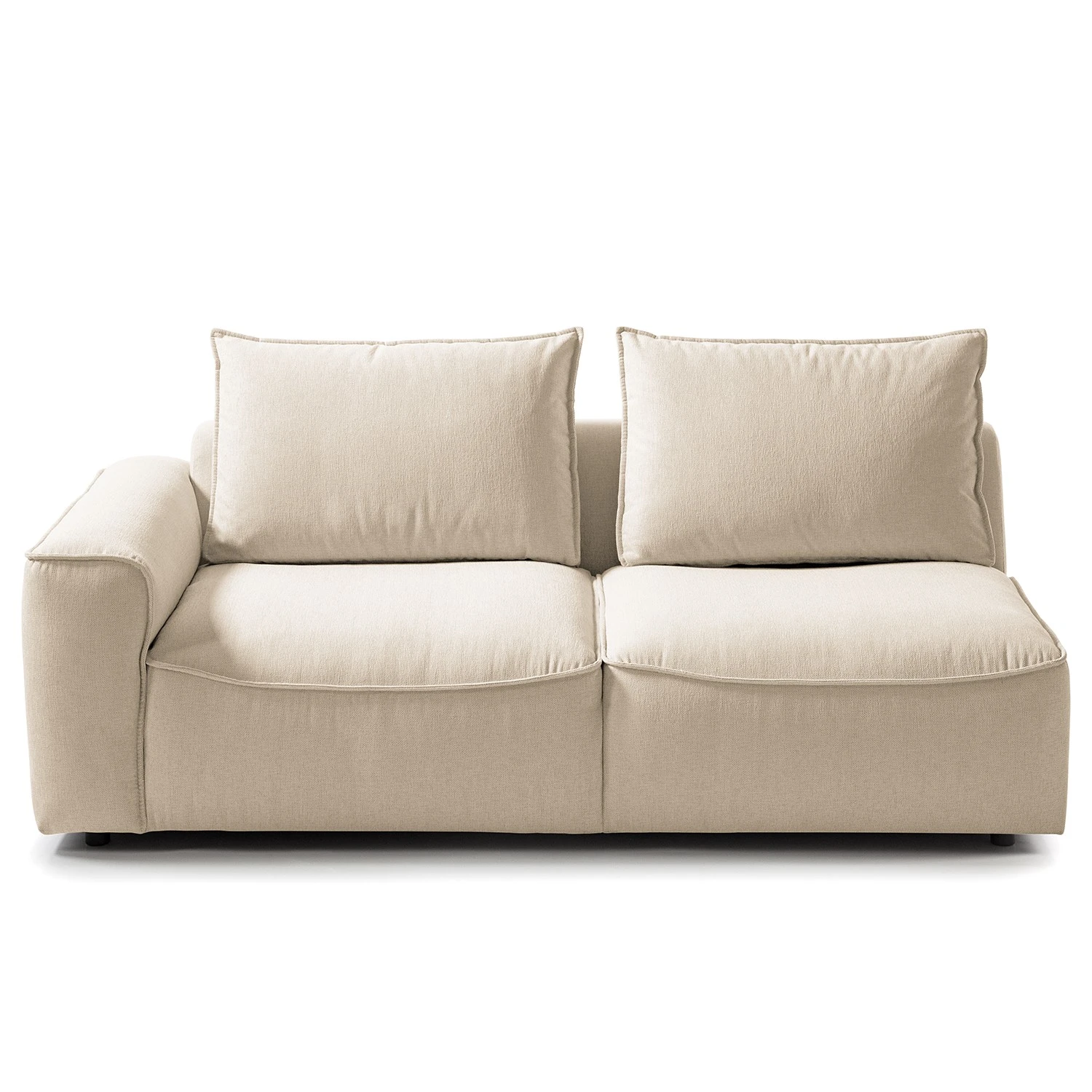 Studio Copenhagen Modulsofa Buckley I (2,5-Sitzer) - Webstoff Saia: Beige - Armlehne davorstehend links 2 Studio Copenhagen Modulsofa Buckley I (2,5-Sitzer) - Webstoff Saia: Beige - Armlehne davorstehend links – Bild 2