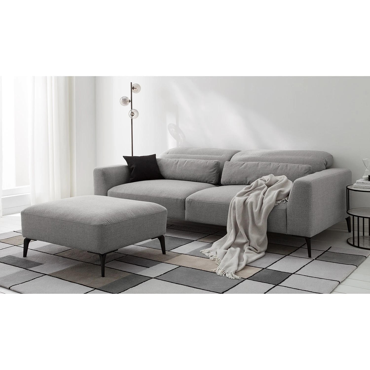 Studio Copenhagen Sofa Berrie (3-Sitzer) - Webstoff Milan: Hellgrau 17 Studio Copenhagen Sofa Berrie (3-Sitzer) - Webstoff Milan: Hellgrau – Bild 17