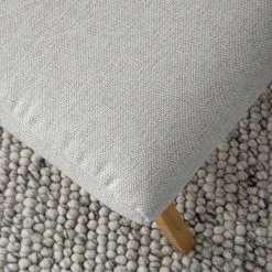 Studio Copenhagen Polsterhocker Marols - Webstoff Saia: Hellgrau - Eiche Hell -Wohnzimmermöbel boutique en ligne 1000217124 210121 15063900016 DETAILS P000000001000217124