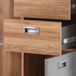 Ars manufacti Wohnwand Marton II (4-teilig) - Eiche Stirling Dekor / Anthrazit -Wohnzimmermöbel boutique en ligne 1000217602 200630 09273700026 DETAILS P000000001000217602