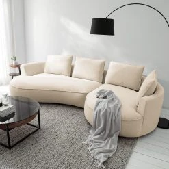 Studio Copenhagen Bigsofa Buckley II - Webstoff Saia: Beige - Ausrichtung rechts -Wohnzimmermöbel boutique en ligne 1000217842 210215 12150400247 MOOD DETAILS P000000001000217842 mood