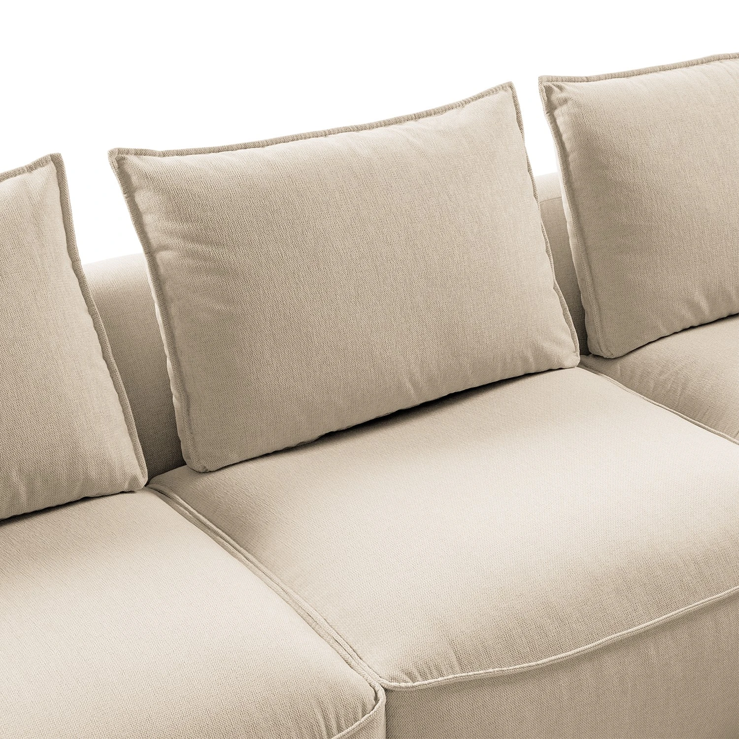 Studio Copenhagen Ecksofa Buckley I - Webstoff Saia: Beige - Longchair davorstehend rechts 16 Studio Copenhagen Ecksofa Buckley I - Webstoff Saia: Beige - Longchair davorstehend rechts – Bild 16