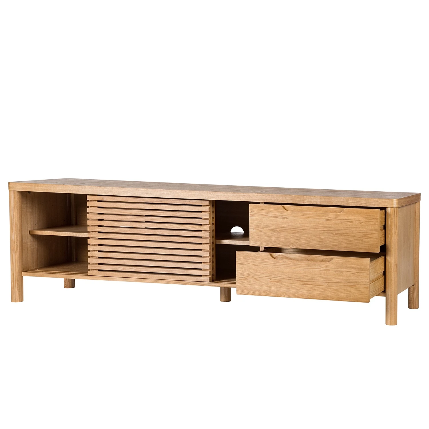 Studio Copenhagen TV-Lowboard Saido - Esche massiv 7 Studio Copenhagen TV-Lowboard Saido - Esche massiv – Bild 7