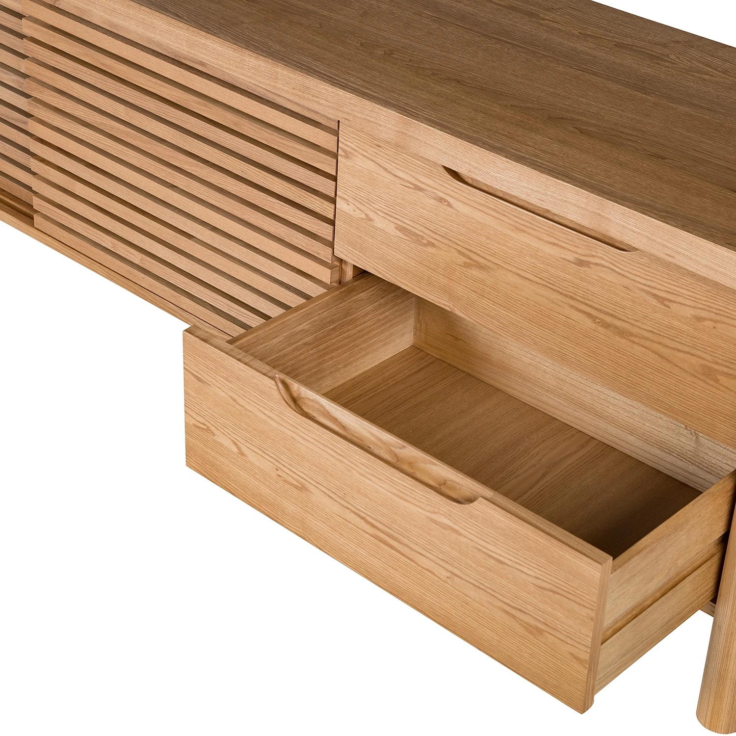 Studio Copenhagen TV-Lowboard Saido - Esche massiv 13 Studio Copenhagen TV-Lowboard Saido - Esche massiv – Bild 13