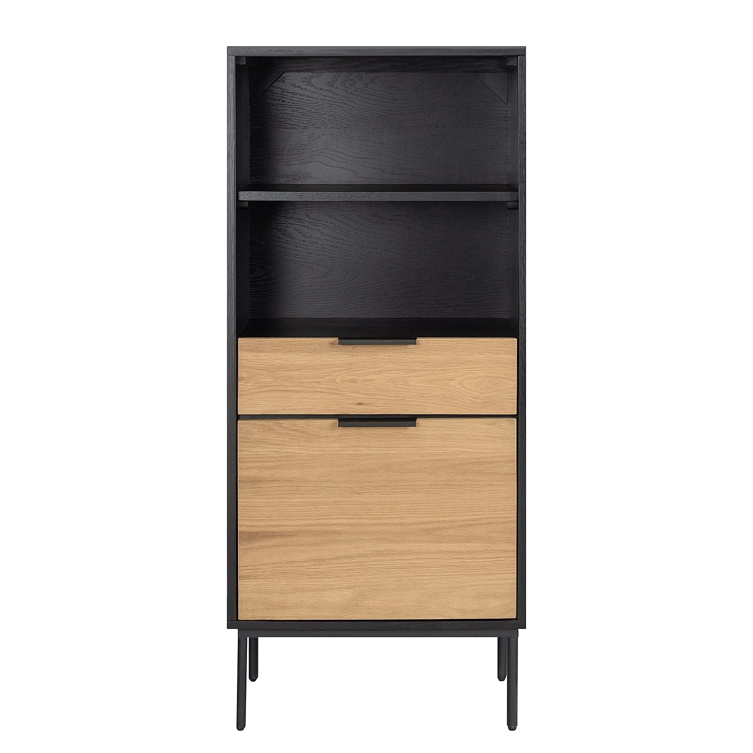 Studio Copenhagen Regal Xavi - Echtholzfurnier / Metall - Eiche / Eiche Schwarz 6 Studio Copenhagen Regal Xavi - Echtholzfurnier / Metall - Eiche / Eiche Schwarz – Bild 6