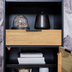 Studio Copenhagen Regal Xavi - Echtholzfurnier / Metall - Eiche / Eiche Schwarz 25 Studio Copenhagen Regal Xavi - Echtholzfurnier / Metall - Eiche / Eiche Schwarz -Wohnzimmermöbel boutique en ligne 1000218026 220107 12570100092 DETAILS P000000001000218026