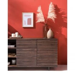 Studio Copenhagen Sideboard Kirley III - Akazie massiv - Akazie Dunkel -Wohnzimmermöbel boutique en ligne 1000218057 210420 08100400006 DETAILS P000000001000218057