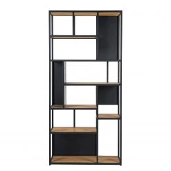 Studio Copenhagen Regal Flox II - Echtholzfurnier / Metall - Eiche / Schwarz -Wohnzimmermöbel boutique en ligne 1000218118 210903 14103100011 DETAILS P000000001000218118