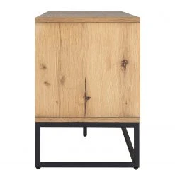 Studio Copenhagen TV-Lowboard Flox I - Echtholzfurnier / Metall - Eiche / Schwarz -Wohnzimmermöbel boutique en ligne 1000218126 210720 12002400002 DETAILS P000000001000218126