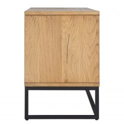 Studio Copenhagen TV-Lowboard Flox II - Echtholzfurnier / Metall - Eiche / Schwarz 18 Studio Copenhagen TV-Lowboard Flox II - Echtholzfurnier / Metall - Eiche / Schwarz -Wohnzimmermöbel boutique en ligne 1000218134 210720 12091600017 DETAILS P000000001000218134