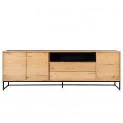 Studio Copenhagen Sideboard Flox II - Echtholzfurnier / Metall - Eiche / Schwarz 15 Studio Copenhagen Sideboard Flox II - Echtholzfurnier / Metall - Eiche / Schwarz -Wohnzimmermöbel boutique en ligne 1000218135 210901 08134800021 DETAILS P000000001000218135