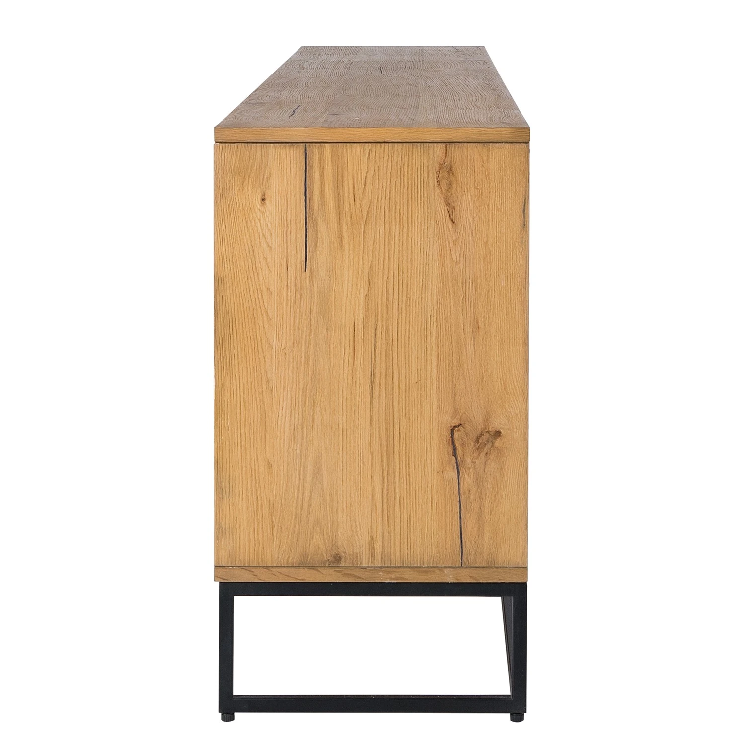 Studio Copenhagen Sideboard Flox II - Echtholzfurnier / Metall - Eiche / Schwarz 5 Studio Copenhagen Sideboard Flox II - Echtholzfurnier / Metall - Eiche / Schwarz – Bild 5