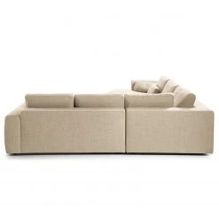 Studio Copenhagen Ecksofa Willows I - Webstoff Amila: Beige - Ottomane davorstehend links -Wohnzimmermöbel boutique en ligne 1000218179 201112 16422200800 DETAILS P000000001000218179