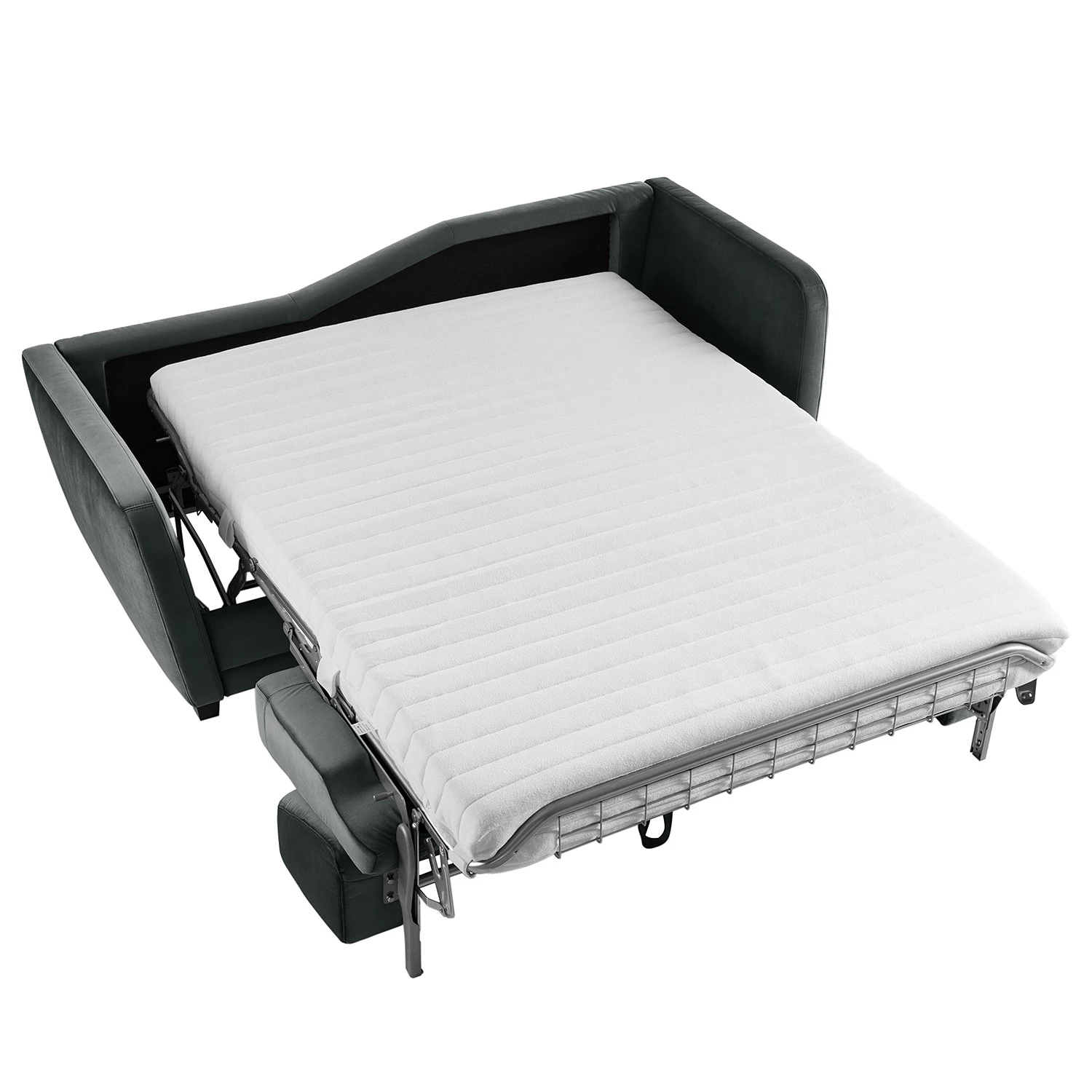 Jack & Alice Schlafsofa Teresina - Samt - Grau - Breite: 192 cm - Ausrichtung rechts 10 Jack & Alice Schlafsofa Teresina - Samt - Grau - Breite: 192 cm - Ausrichtung rechts – Bild 10