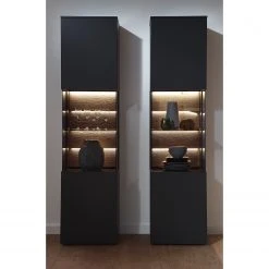 GWINNER Wohnkombination Misano II (3-teilig) - Anthrazit / Wildeiche - Mit Beleuchtung 17 GWINNER Wohnkombination Misano II (3-teilig) - Anthrazit / Wildeiche - Mit Beleuchtung -Wohnzimmermöbel boutique en ligne 1000218338 200828 11290100184 MOOD DETAILS P000000001000218338 mood