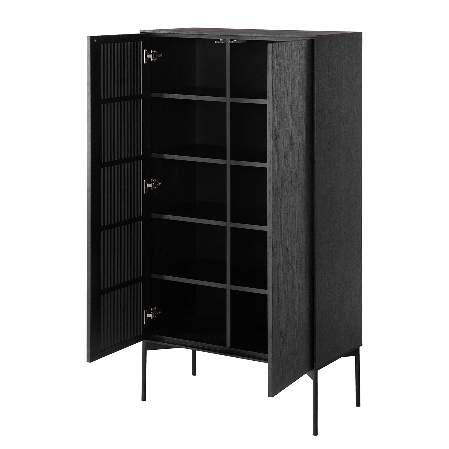 Studio Copenhagen Highboard Dowland - Echtholzfurnier - Eiche Schwarz 5 Studio Copenhagen Highboard Dowland - Echtholzfurnier - Eiche Schwarz – Bild 5