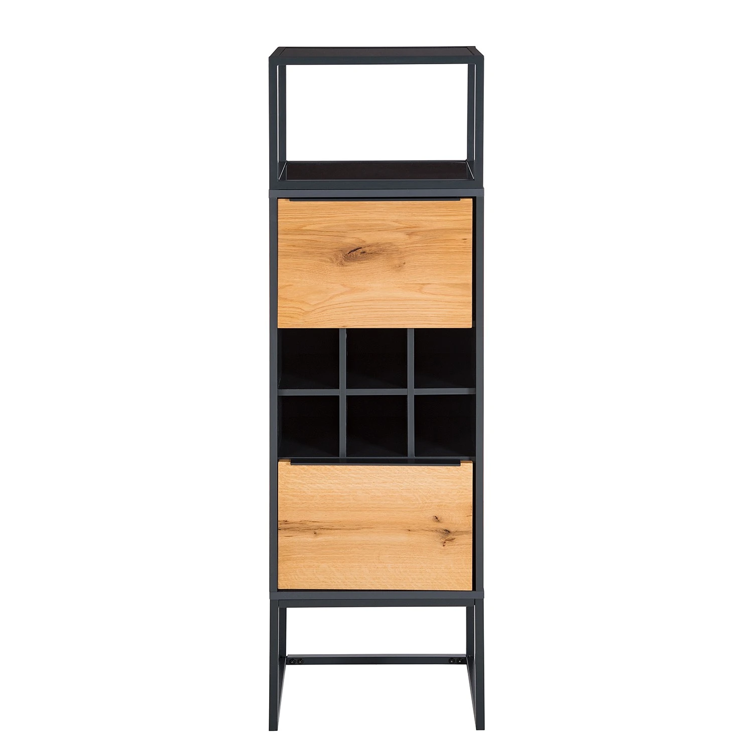 Red Living Schrank Barview II - Echtholzfurnier - Eiche / Anthrazit 6 Red Living Schrank Barview II - Echtholzfurnier - Eiche / Anthrazit – Bild 6