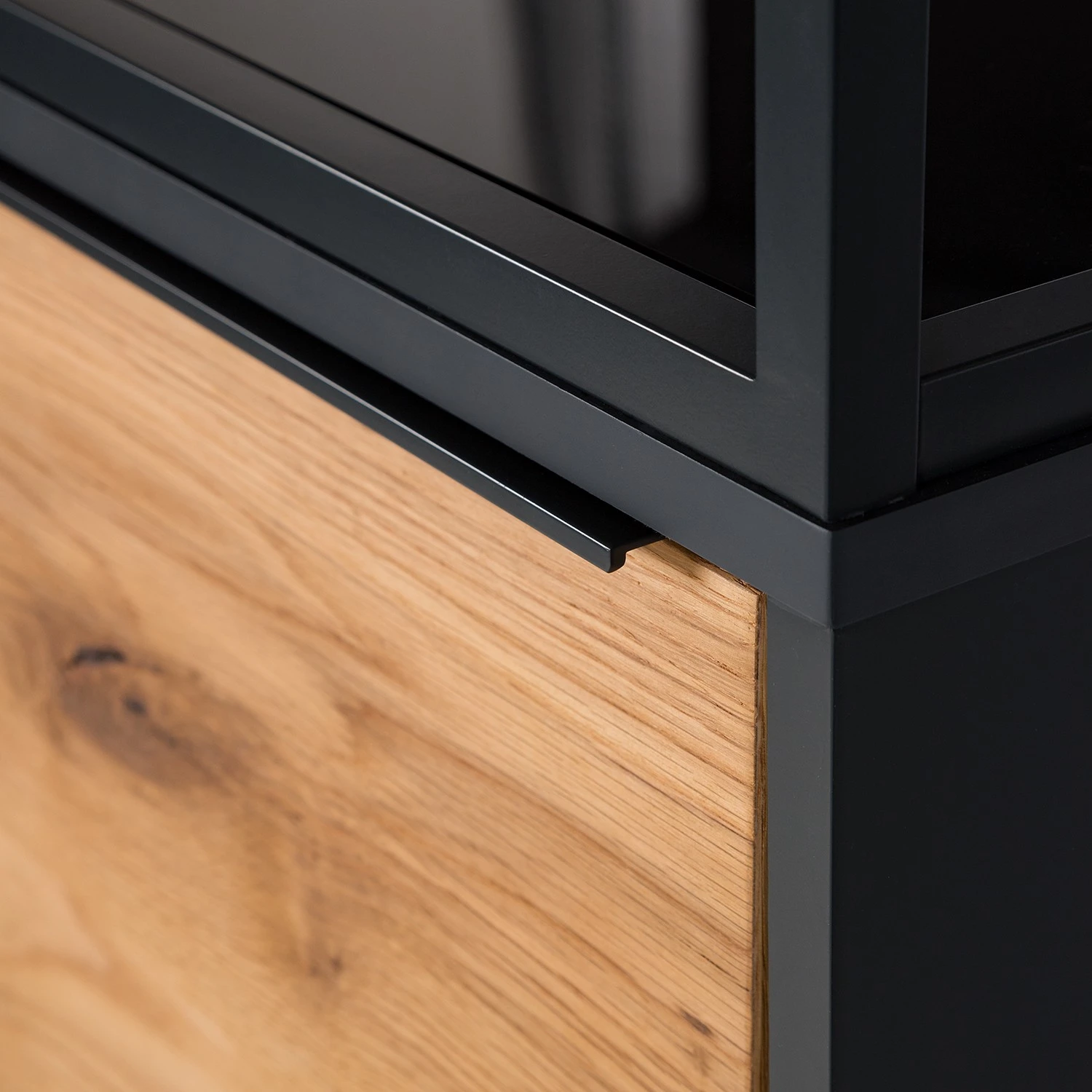 Red Living Schrank Barview II - Echtholzfurnier - Eiche / Anthrazit 10 Red Living Schrank Barview II - Echtholzfurnier - Eiche / Anthrazit – Bild 10