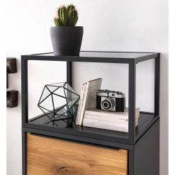 Red Living Schrank Barview II - Echtholzfurnier - Eiche / Anthrazit 38 Red Living Schrank Barview II - Echtholzfurnier - Eiche / Anthrazit -Wohnzimmermöbel boutique en ligne 1000218359 210413 12575100003 DETAILS P000000001000218359