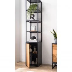 Red Living Regal Barview - Echtholzfurnier - Eiche / Anthrazit -Wohnzimmermöbel boutique en ligne 1000218360 210413 12580200011 DETAILS P000000001000218360