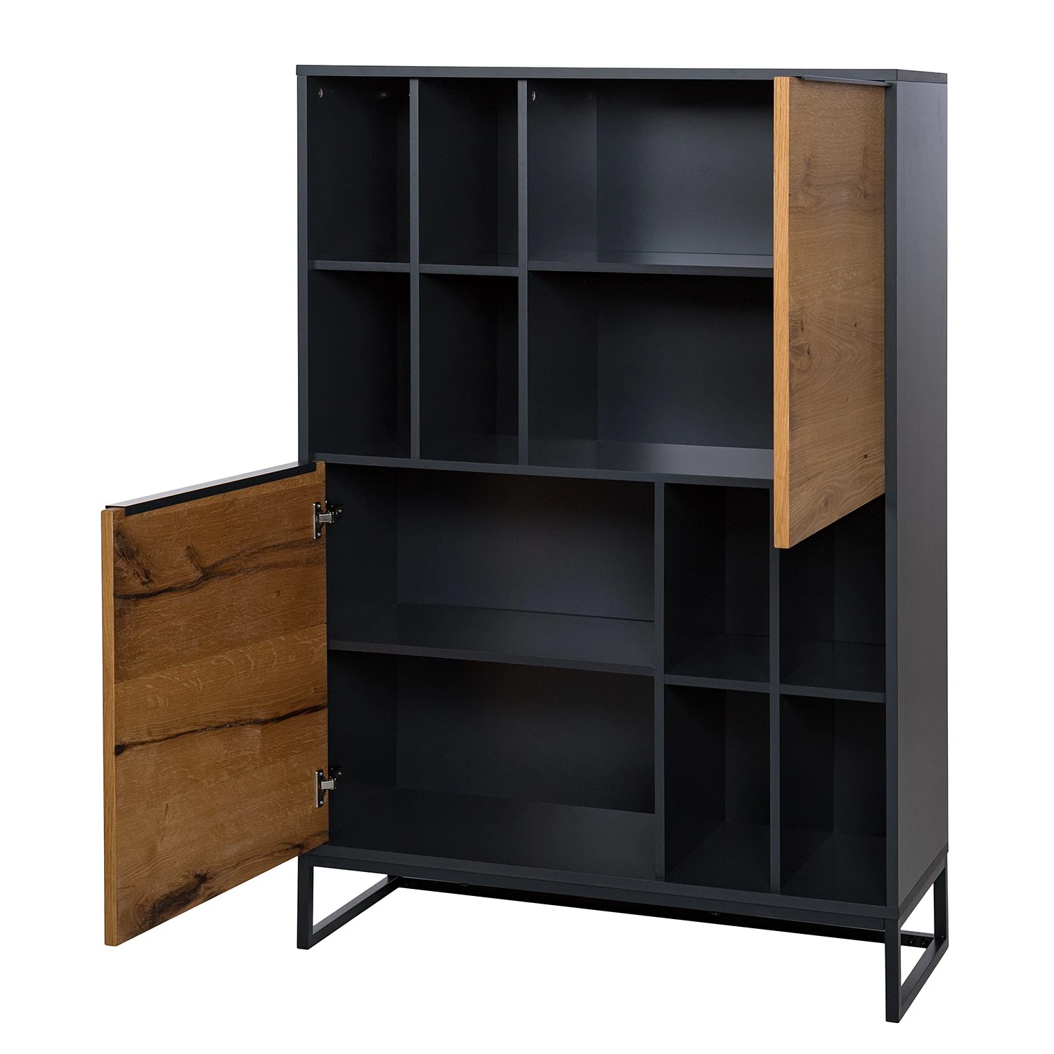 Red Living Highboard Barview - Echtholzfurnier - Eiche / Anthrazit 10 Red Living Highboard Barview - Echtholzfurnier - Eiche / Anthrazit – Bild 10