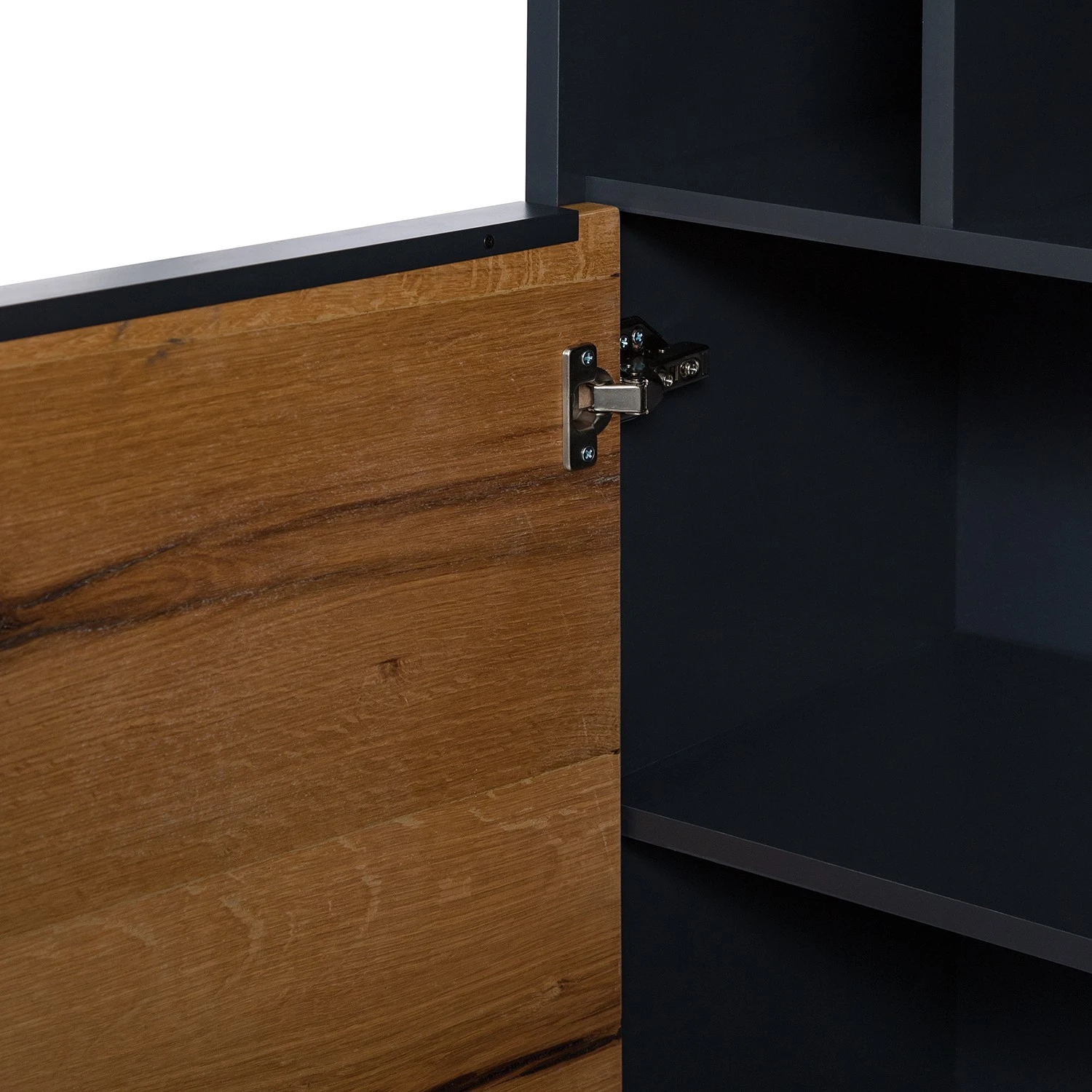 Red Living Highboard Barview - Echtholzfurnier - Eiche / Anthrazit 15 Red Living Highboard Barview - Echtholzfurnier - Eiche / Anthrazit – Bild 15