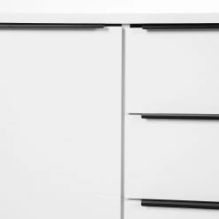 Fredriks Sideboard White Hall II - Matt Weiß / Schwarz 30 Fredriks Sideboard White Hall II - Matt Weiß / Schwarz -Wohnzimmermöbel boutique en ligne 1000218367 210420 13405500006 DETAILS P000000001000218367