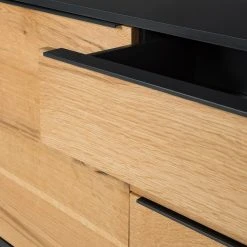 Red Living Sideboard Barview I - Echtholzfurnier - Eiche / Anthrazit -Wohnzimmermöbel boutique en ligne 1000218372 210420 14110700008 DETAILS P000000001000218372