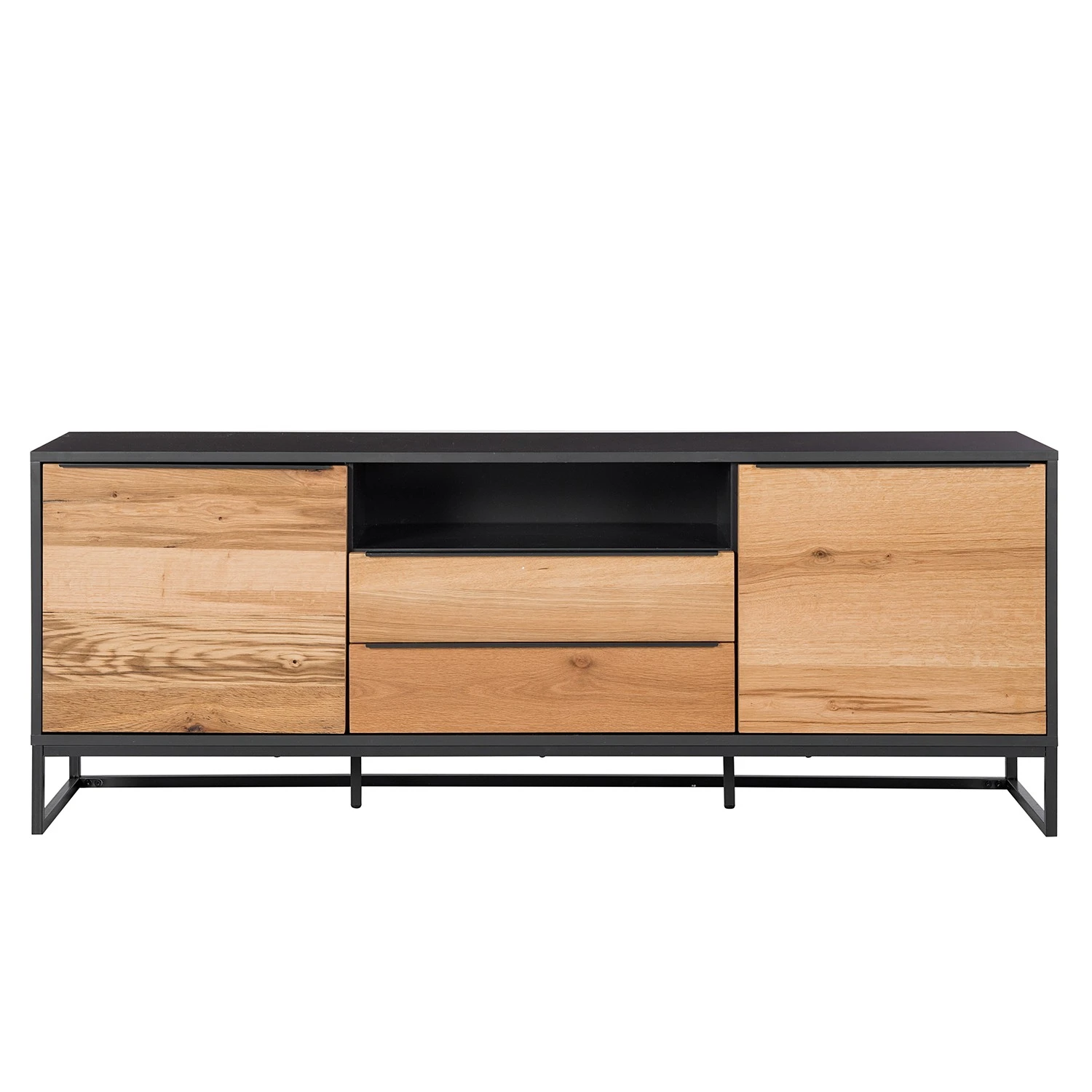 Red Living Sideboard Barview II - Echtholzfurnier - Eiche / Anthrazit 9 Red Living Sideboard Barview II - Echtholzfurnier - Eiche / Anthrazit – Bild 9