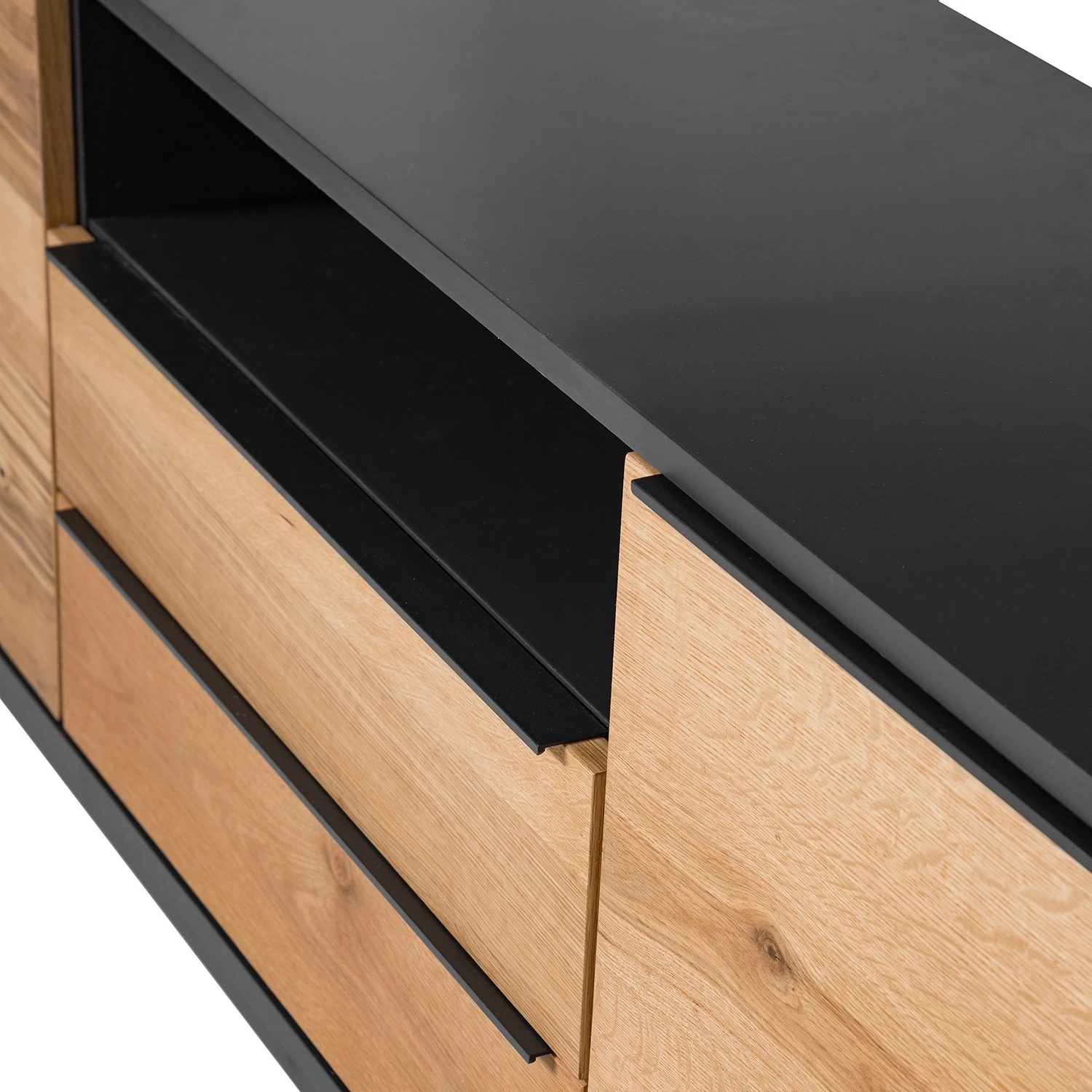 Red Living Sideboard Barview II - Echtholzfurnier - Eiche / Anthrazit 15 Red Living Sideboard Barview II - Echtholzfurnier - Eiche / Anthrazit – Bild 15