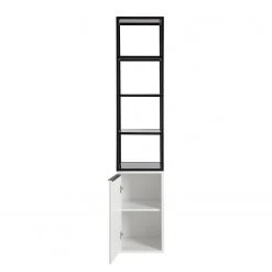 Fredriks Regal White Hall - Matt Weiß / Schwarz -Wohnzimmermöbel boutique en ligne 1000218374 210121 14233000002 DETAILS P000000001000218374