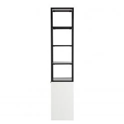 Fredriks Regal White Hall - Matt Weiß / Schwarz -Wohnzimmermöbel boutique en ligne 1000218374 210121 14233400004 DETAILS P000000001000218374