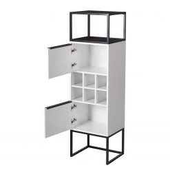 Fredriks Schrank White Hall II - Matt Weiß / Schwarz 23 Fredriks Schrank White Hall II - Matt Weiß / Schwarz -Wohnzimmermöbel boutique en ligne 1000218376 210303 09052000003 DETAILS P000000001000218376