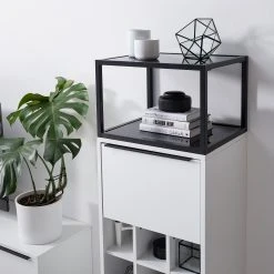 Fredriks Schrank White Hall II - Matt Weiß / Schwarz 32 Fredriks Schrank White Hall II - Matt Weiß / Schwarz -Wohnzimmermöbel boutique en ligne 1000218376 210316 08061800020 DETAILS P000000001000218376