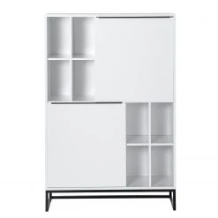 Fredriks Highboard White Hall - Matt Weiß / Schwarz 16 Fredriks Highboard White Hall - Matt Weiß / Schwarz -Wohnzimmermöbel boutique en ligne 1000218378 210311 12363900002 DETAILS P000000001000218378
