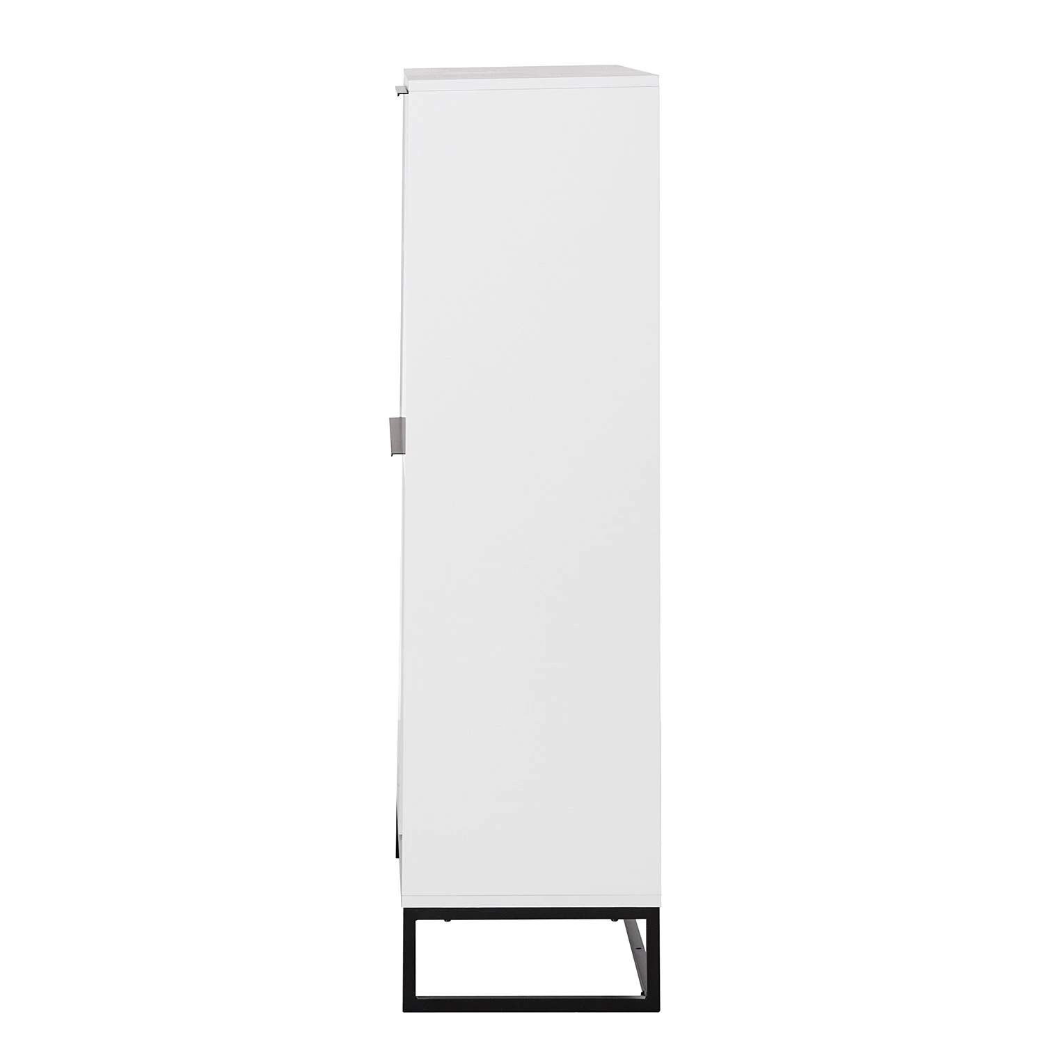 Fredriks Highboard White Hall - Matt Weiß / Schwarz 6 Fredriks Highboard White Hall - Matt Weiß / Schwarz – Bild 6