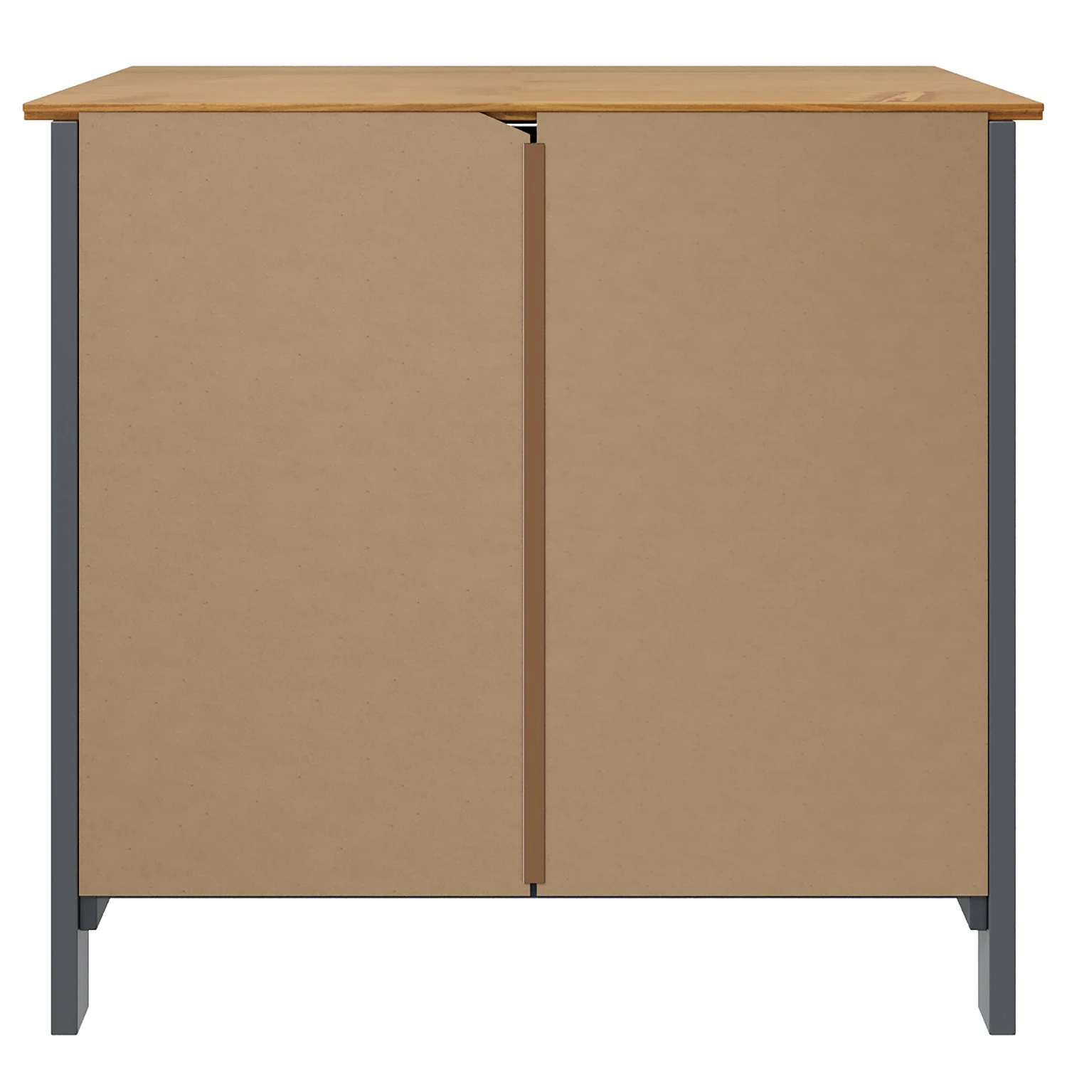 Maison Belfort Kommode Rivery III - Kiefer massiv - Anthrazit 5 Maison Belfort Kommode Rivery III - Kiefer massiv - Anthrazit – Bild 5