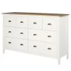 Maison Belfort Sideboard Rivery II - Kiefer massiv - Weiß