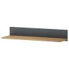 Maison Belfort Wandboard Rivery - Kiefer massiv - Anthrazit - Breite: 90 cm