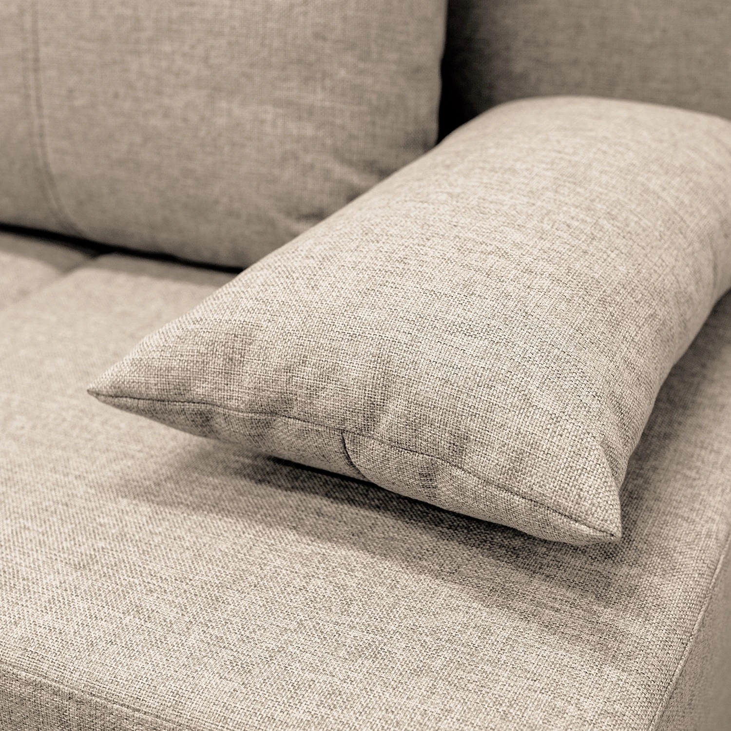 Fredriks Schlafsofa Pahala - Webstoff - Beige 8 Fredriks Schlafsofa Pahala - Webstoff - Beige – Bild 8