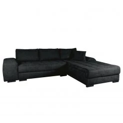 Fredriks Ecksofa Powick II - Webstoff - Anthrazit
