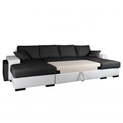 Fredriks Wohnlandschaft Bardwell - Kunstleder; Webstoff - Weiß / Grau -Wohnzimmermöbel boutique en ligne 1000218702 210202 11591700214 DETAILS P000000001000218702