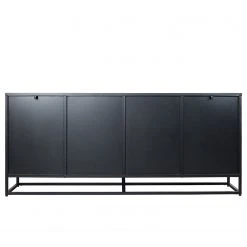 Ars manufacti Sideboard Kayys - Glas / Metall - Schwarz -Wohnzimmermöbel boutique en ligne 1000219025 210121 07302400027 DETAILS P000000001000219025
