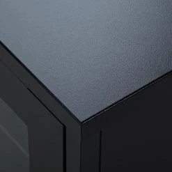 Ars manufacti Sideboard Kayys - Glas / Metall - Schwarz -Wohnzimmermöbel boutique en ligne 1000219025 210121 07303200031 DETAILS P000000001000219025